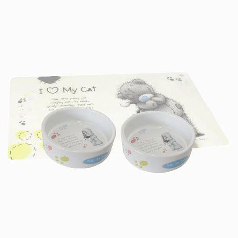 Me to You Bear I Love My Cat Feeding Set £13.99